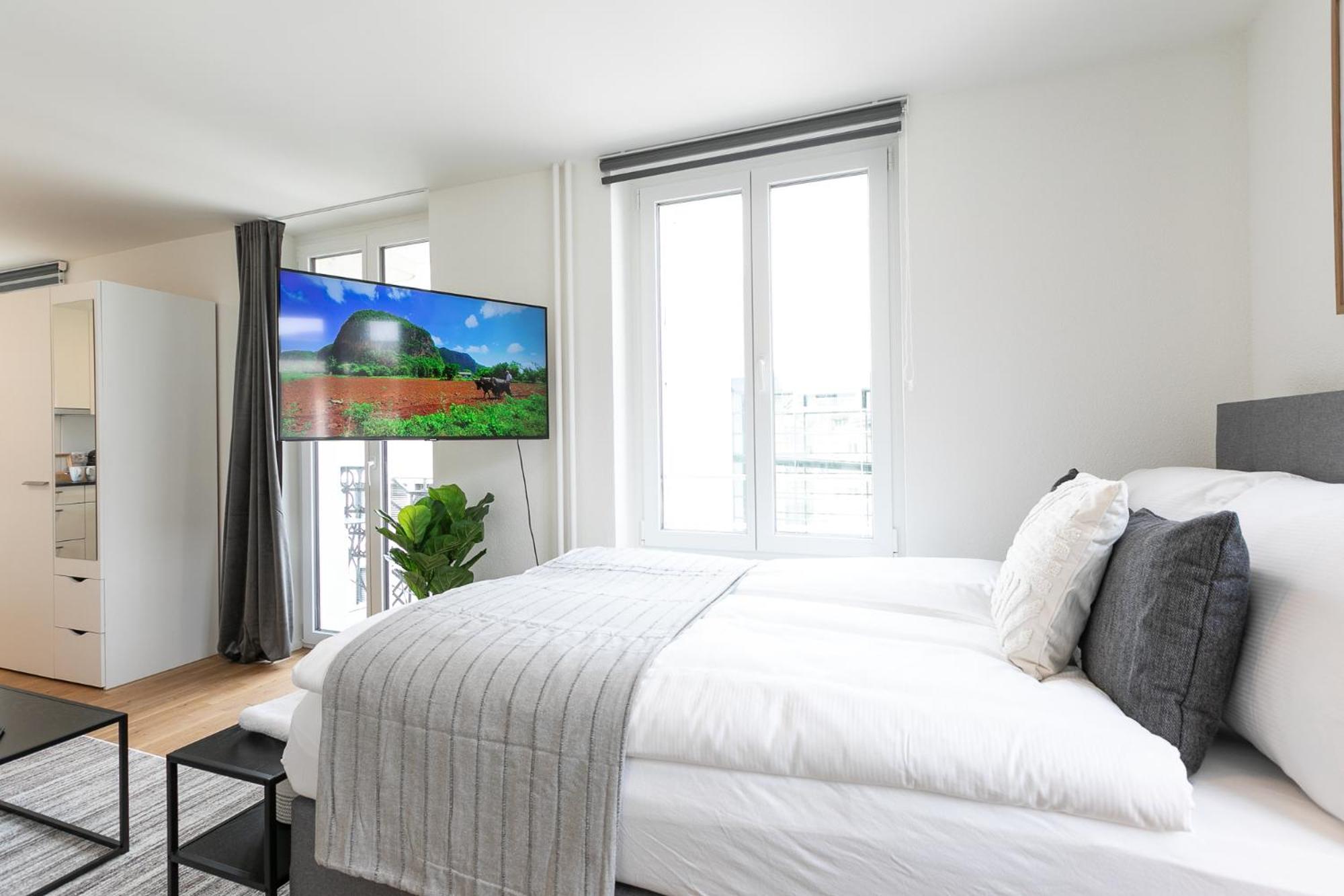 Inn Joy Apartments - Roter Platz St. Gallen Bagian luar foto